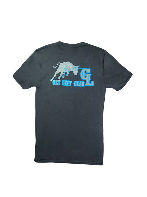 Dark Grey and Blue Tee