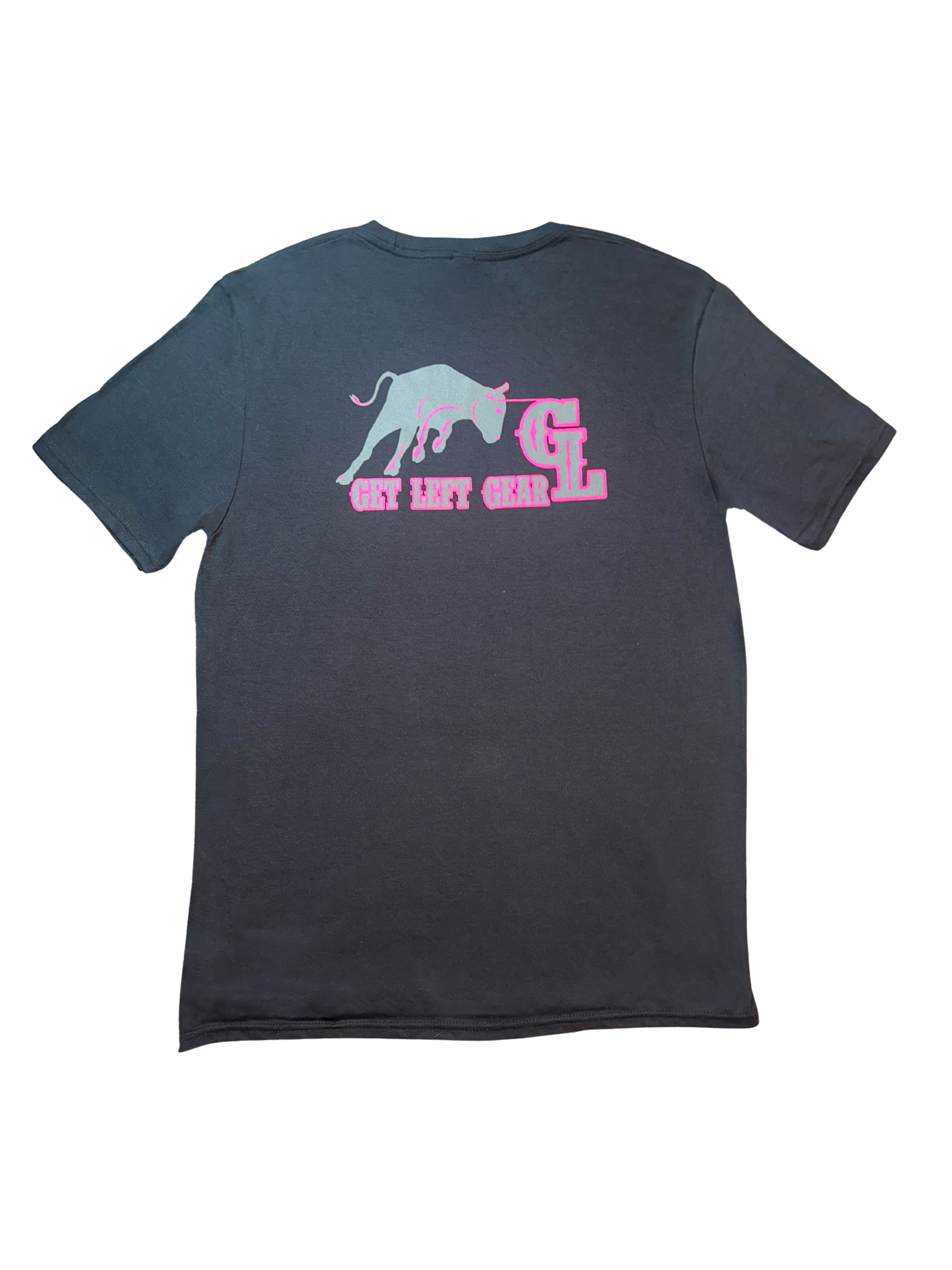 Dark Grey and Pink Tee