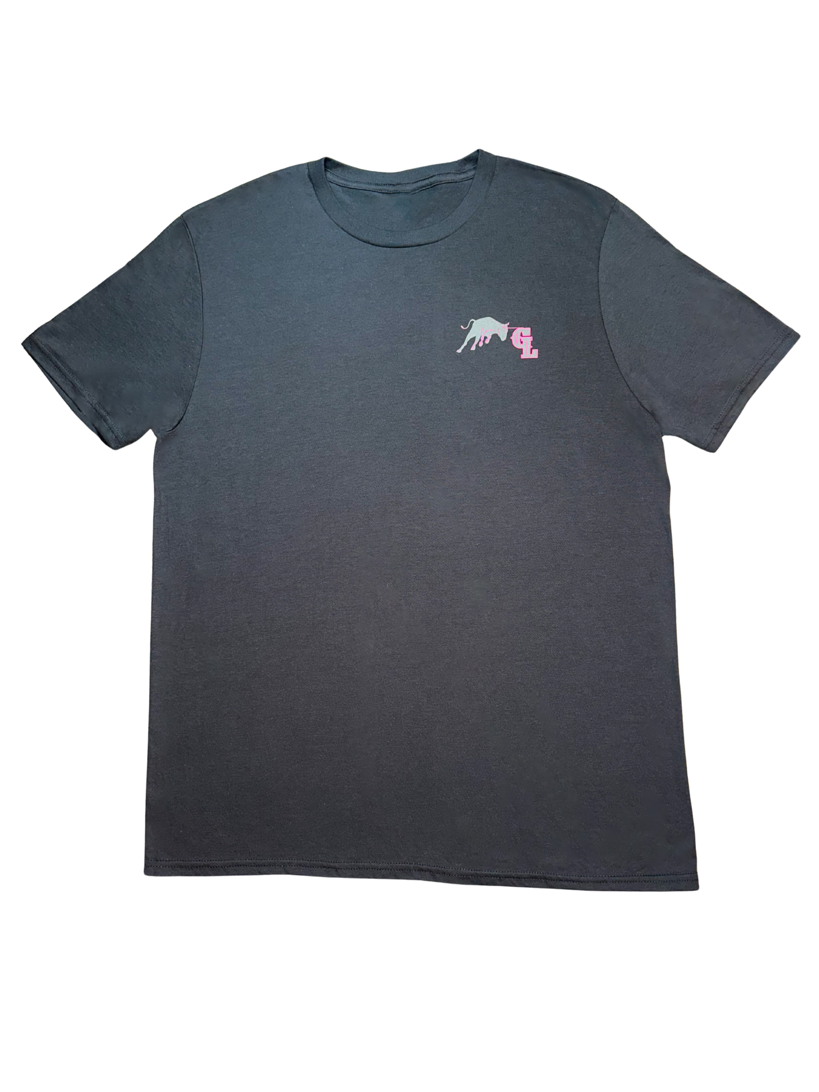 Dark Grey and Pink Tee