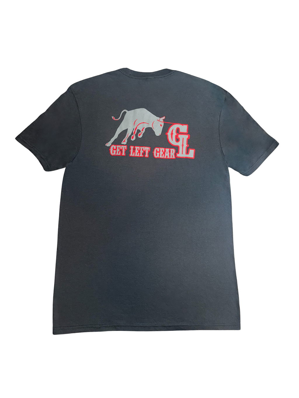 Dark Grey and Red Tee