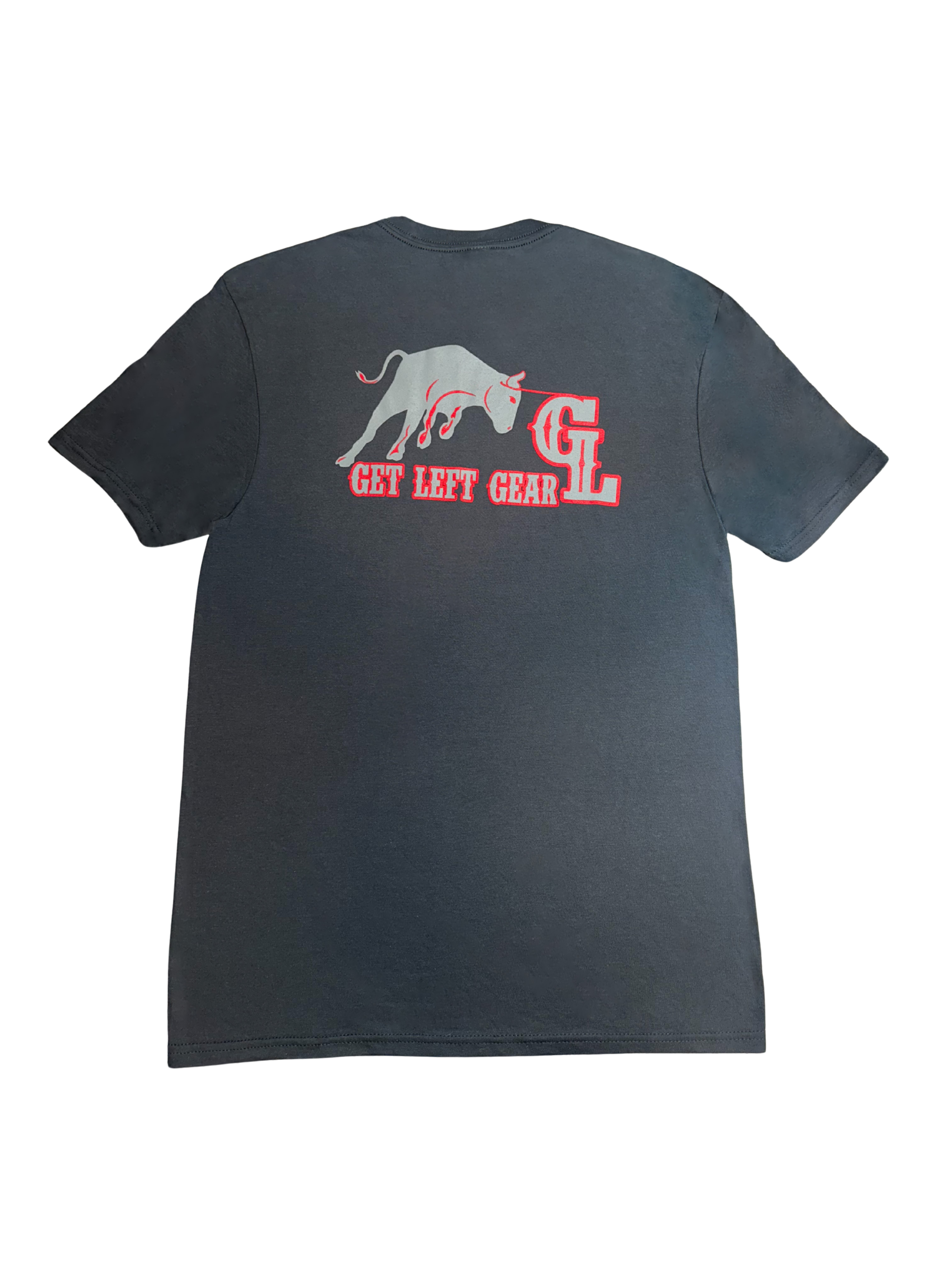 Dark Grey and Red Tee