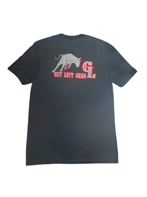 Dark Grey and Red Tee