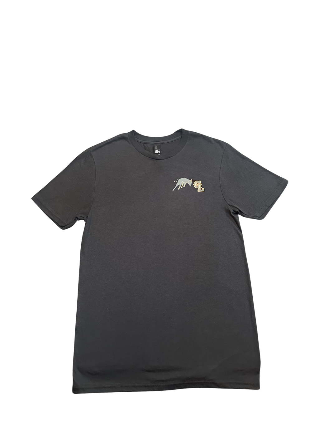 Dark Grey and Orange Tee