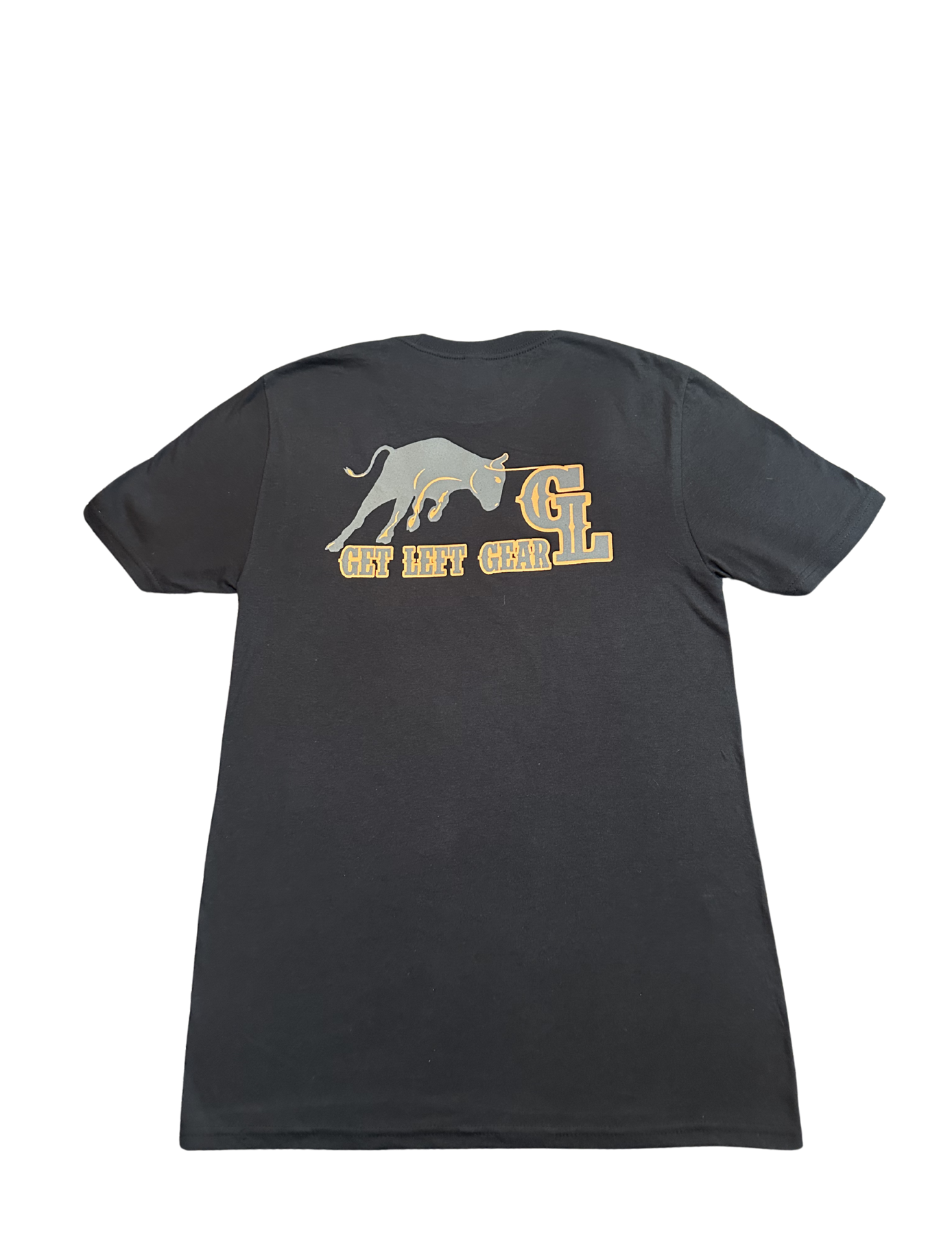 Dark Grey and Orange Tee