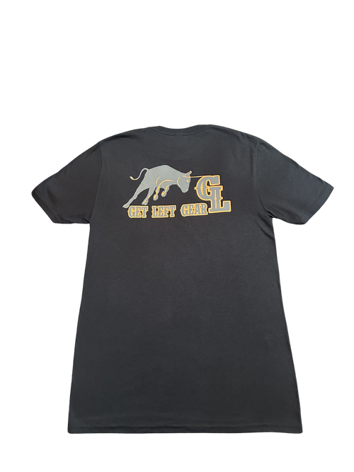 Dark Grey and Orange Tee