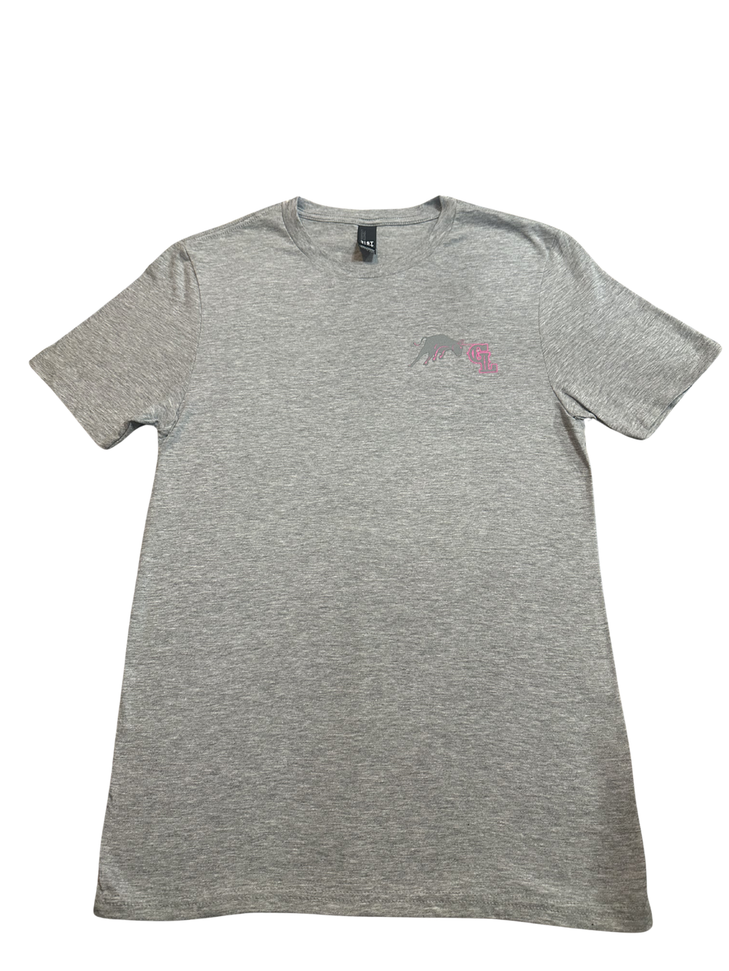 Light Grey and Pink Tee