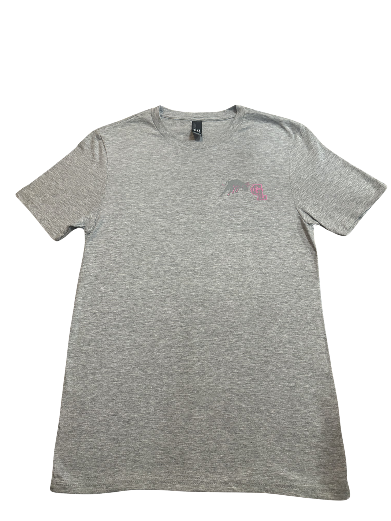 Light Grey and Pink Tee